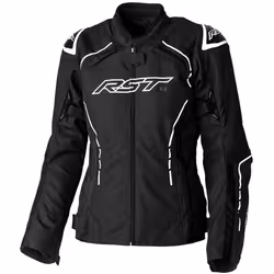 RST S-1 Giacca tessile moto da donna, nero-bianco, dimensione 3XL per uomo