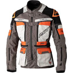 RST Pro Series Adventure-Xtreme Giacca tessile moto, grigio-arancione, dimensione S per uomo