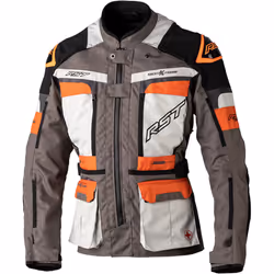 RST Pro Series Adventure-Xtreme Giacca tessile moto, grigio-arancione, dimensione S per uomo - Vista aggiuntiva 2