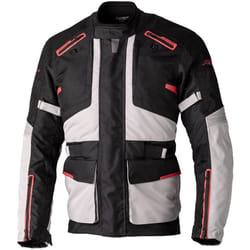 RST Endurance Giacca tessile moto, nero-grigio-rosso, dimensione S per uomo