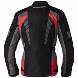 RST Alpha 5 Giacca tessile moto, nero-grigio-rosso, dimensione M per uomo