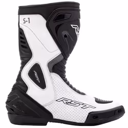 RST S1 Stivali da moto, nero-bianco, dimensione 42 per uomo