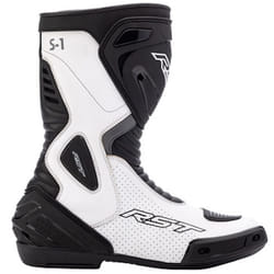 RST S1 Stivali da moto, nero-bianco, dimensione 42 per uomo