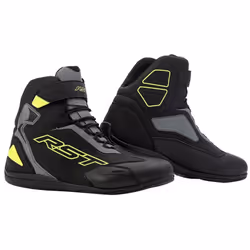 RST Sabre Scarpe da moto, nero-giallo, dimensione 42 per uomo