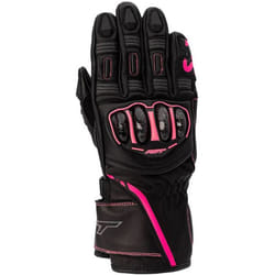 RST S1 Guanti da moto da donna, nero-rosa, dimensione M per donne