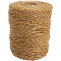 Spago di Iuta biodegradabile da Giardino, 101 m, 3 Strati, Spessore 2 mm, Corda di Iuta per Decorazione, Giardino, floristica, Arti Fai da Te,