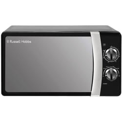 Russell Hobbs - RHMM701B Forno a Microonde Manuale Solo, 5 Livelli di Potenza, Avvisatore Acustico e Timer, Impostazione Scongelamento, Facile