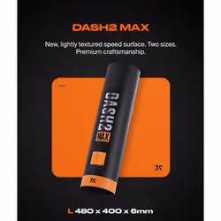 Fnatic DASH2 MAX Tappetino per mouse per gioco da computer Arancione - Vista aggiuntiva 5