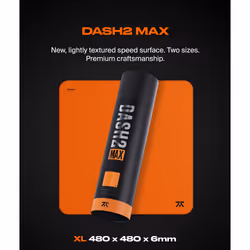Fnatic DASH2 MAX Tappetino per mouse per gioco da computer Arancione - Vista aggiuntiva 5