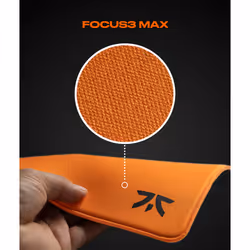 Fnatic Focus3 MAX L Tappetino per mouse per gioco da computer Arancione - Vista aggiuntiva 4