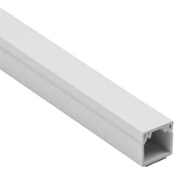 Canalina portacavi quadrata D-line Copricavi autoadesivo, Gestione dei cavi per nascondere cavi singoli - 1 x 16 mm (w) x 16mm (h) - lunghezza 1 m (1