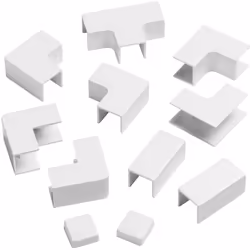 D-Line 16x16mm Trunking Accessory Multipack - per installare, misurare la lunghezza del braccio dell'accessorio che si deside ...
