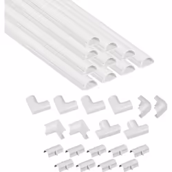 La canalina D-Line 30 x 15 mm per cavi elettrici offre una soluzione ideale per organizzare cavi singoli e può essere usata c ...