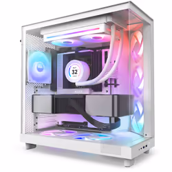 NZXT RF-U24HF-W1 sistema di raffreddamento per computer Case per computer Ventilatore Bianco - Vista aggiuntiva 5