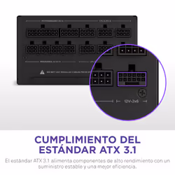 NZXT C1000 Gold ATX 3.1 alimentatore per computer 1000 W 24-pin ATX Nero - Vista aggiuntiva 7