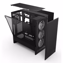 NZXT H5 Flow RGB Midi Tower Nero - Vista aggiuntiva 5
