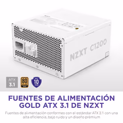 NZXT C1200 Gold ATX 3.1 alimentatore per computer 1200 W 24-pin ATX Bianco - Vista aggiuntiva 7