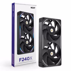 NZXT F240X Case per computer Ventilatore 12 cm Nero 1 pz - Vista aggiuntiva 2