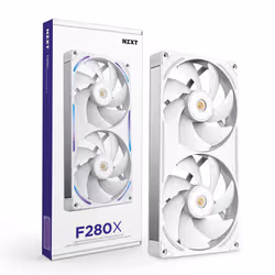 NZXT F280X Case per computer Ventilatore 14 cm Bianco 1 pz - Vista aggiuntiva 2