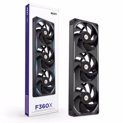 NZXT F360X Case per computer Ventilatore 12 cm Nero 1 pz - Vista aggiuntiva 2