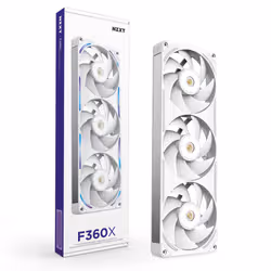 NZXT F360X Case per computer Ventilatore 12 cm Bianco 1 pz - Vista aggiuntiva 2