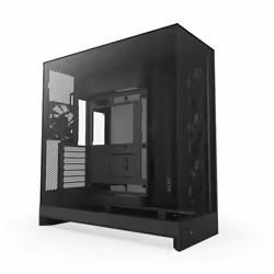 NZXT H9 Flow, Midi Tower, PC, Nero, ATX, EATX, micro ATX, Mini-ITX, Rete, SGCC, Vetro temperato, 16,5 cm