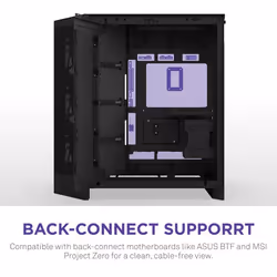 NZXT H9 Flow RGB+ Midi Tower Nero - Vista aggiuntiva 8