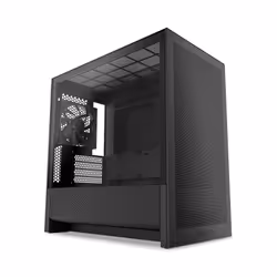 NZXT H9 H3 Flow, Midi Tower, PC, Nero, micro ATX, Mini-ITX, Rete, SGCC, Vetro temperato, 17 cm
