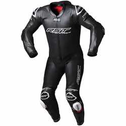 RST V4.1 Evo Kangaroo Airbag One Piece Tuta in pelle del motociclo, nero-bianco, dimensione XS per uomo