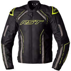 RST S-1 Giacca tessile moto, nero-giallo, dimensione S per uomo