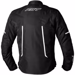 RST Pilot Evo Giacca tessile moto, nero-bianco, dimensione M per uomo
