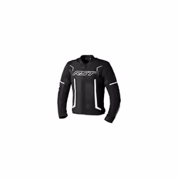 RST Pilot Evo Giacca tessile moto, nero-bianco, dimensione L per uomo