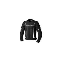 RST Pilot Evo Giacca tessile moto, nero-bianco, dimensione L per uomo