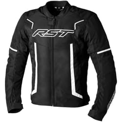RST Pilot Evo Giacca tessile moto, nero-bianco, dimensione XL per uomo
