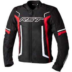 RST Pilot Evo Giacca tessile moto, nero-bianco-rosso, dimensione 2XL per uomo