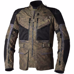 RST Ranger Giacca tessile moto, verde-marrone, dimensione XL per uomo
