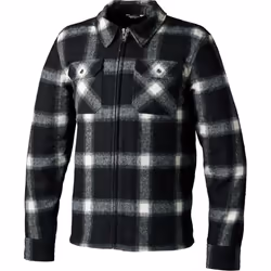 RST Brushed Camicia Moto, nero-bianco, dimensione 2XL per uomo