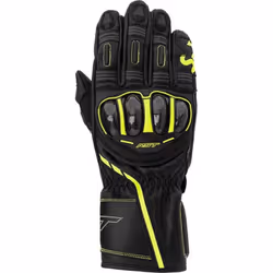 RST S1 Guanti da moto, nero-giallo, dimensione S per uomo
