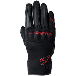 RST S1 Mesh Guanti da moto, nero-rosso, dimensione M per uomo