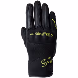 RST S1 Mesh Guanti da moto, nero-giallo, dimensione S per uomo