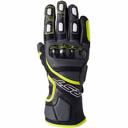RST Fulcrum Guanti da moto, nero-giallo, dimensione S per uomo
