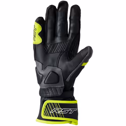 RST Fulcrum Guanti da moto, nero-giallo, dimensione S per uomo