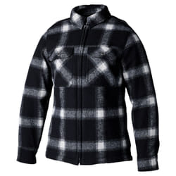 RST Brushed Camicia Moto Donna, nero-bianco, dimensione XL per uomo