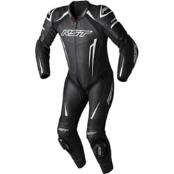 RST Tractech EVO 5 Tuta in pelle da moto di un pezzo, nero-bianco, dimensione L per uomo