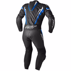 RST Tractech EVO 5 Tuta in pelle da moto di un pezzo, nero-blu, dimensione L per uomo