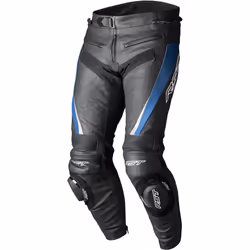 RST Tractech EVO 5 Pantaloni di pelle da moto, nero-blu, dimensione 2XL per uomo