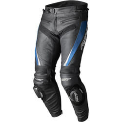 RST Tractech EVO 5 Pantaloni di pelle da moto, nero-blu, dimensione 2XL per uomo