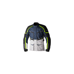 RST Maverick Evo Giacca tessile moto, blu-argento, dimensione S per uomo
