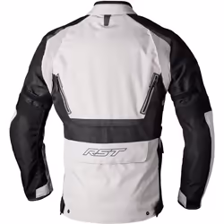 RST Endurance Giacca tessile moto, nero-argento, dimensione L per uomo