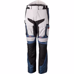 RST Pro Series Adventure-X pantaloni tessili da moto impermeabili, bianco-rosso-blu, dimensione L per uomo